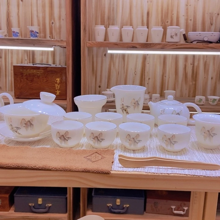 毕业套装茶壶盖碗全家福