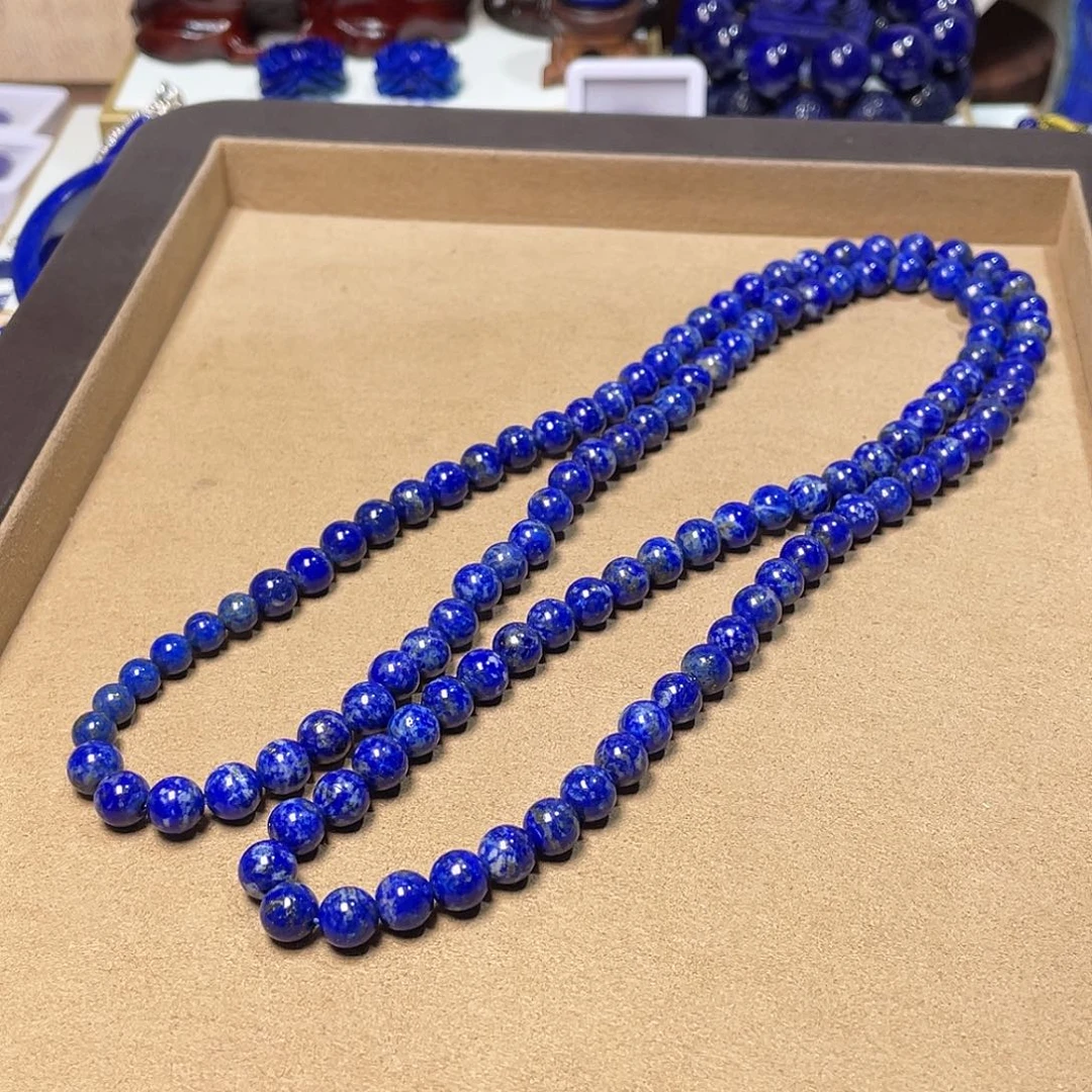 青金石未镶嵌福利108颗8mm(入门级）