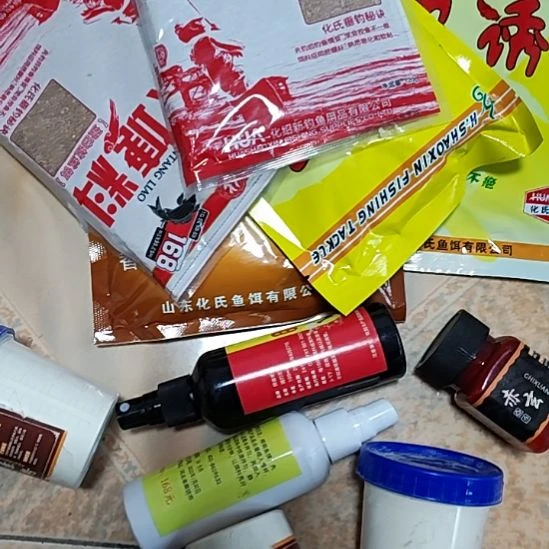 过期饵料随机混搭一堆