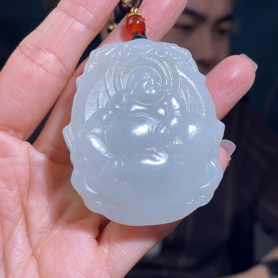 和田玉颈饰未镶嵌多样性发一件