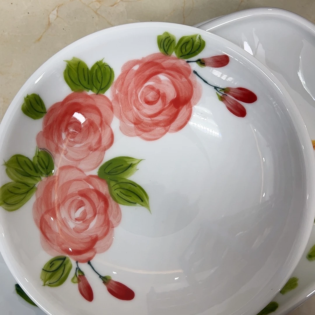 瓷片景德镇陶瓷手工手绘制作