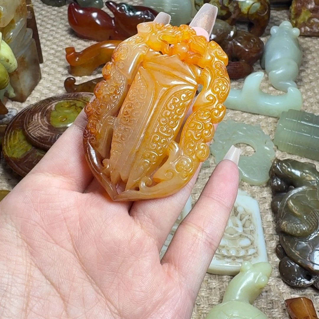 白玉菩提吊坠挂件