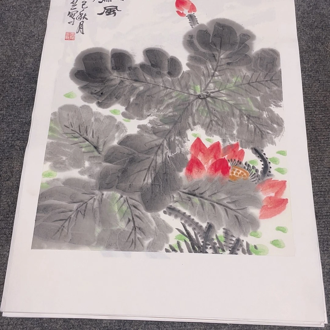 国画1.4平尺纯手绘国画作品
