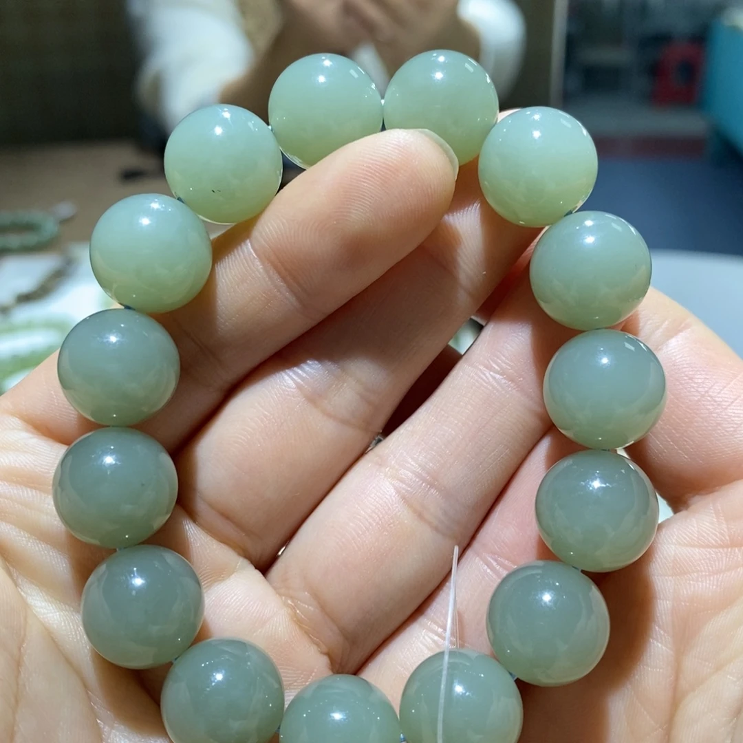 和田玉未镶嵌手链114