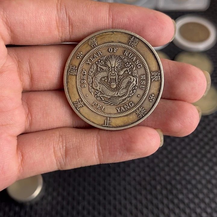 金属大头龙洋船洋工艺品