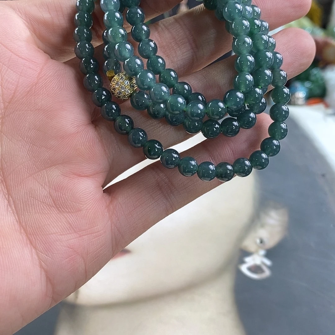 翡翠未镶嵌颈饰项链3
