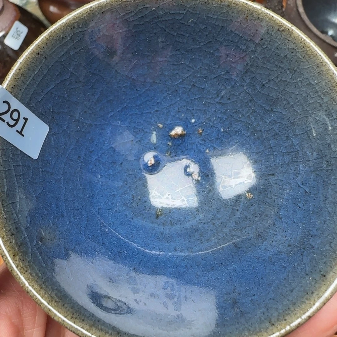 柴烧建盏茶盏茶杯291