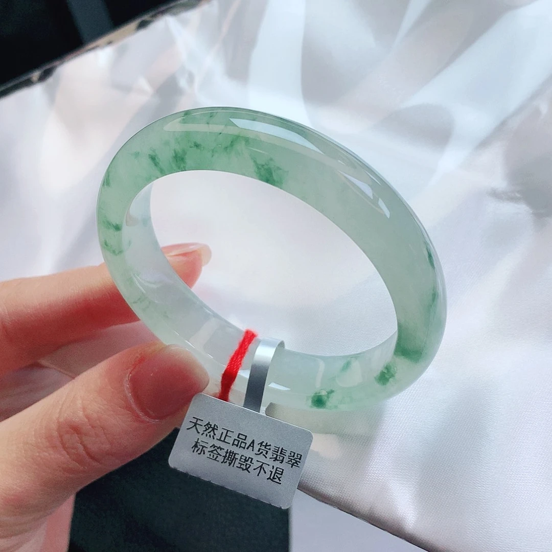 【闪购商品】未镶嵌手镯翡翠缅甸天然a货翡翠53贵