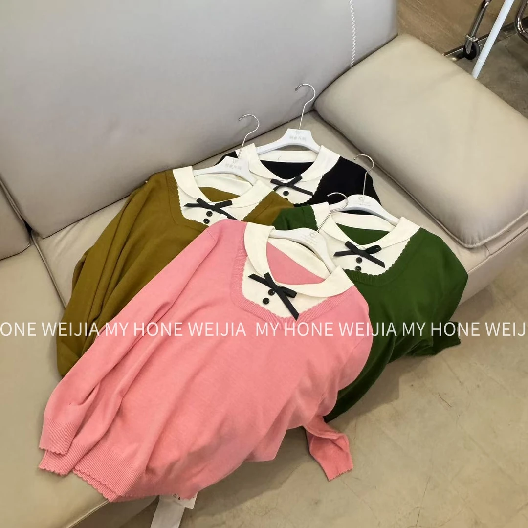 【WJ】春款 3011 四色针织上衣（均码）