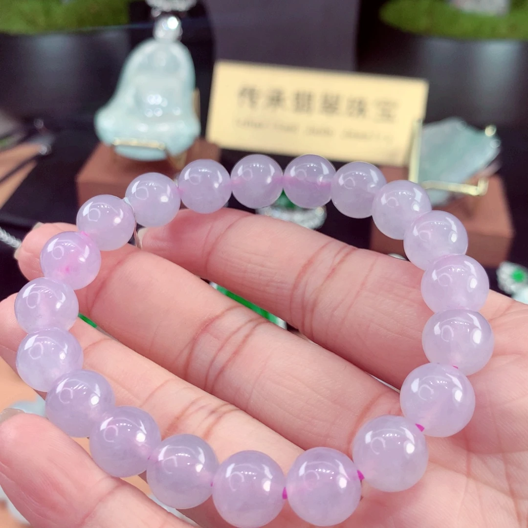 翡翠18K金镶嵌套链