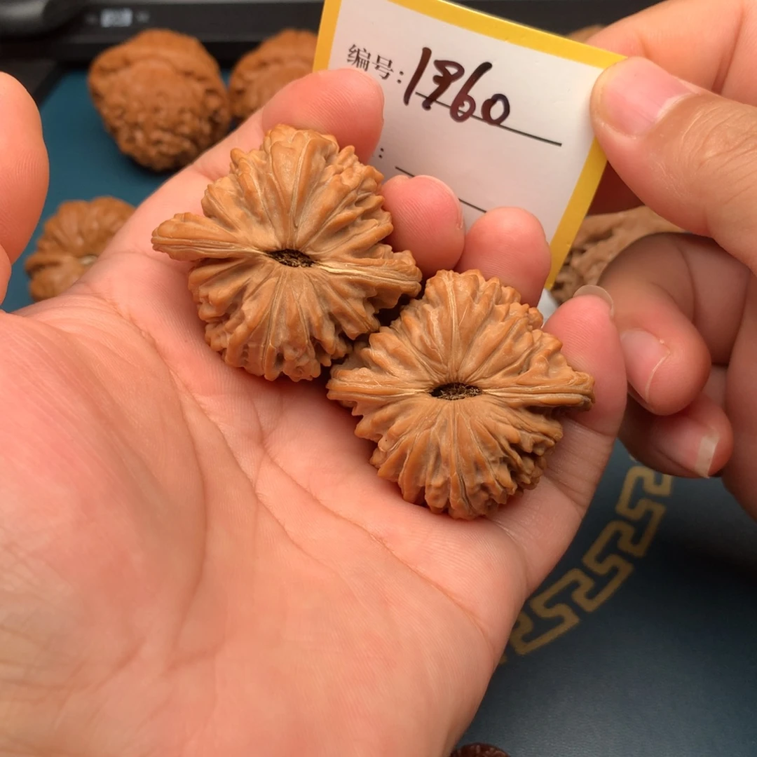 把件文玩核桃44全品四座楼1960