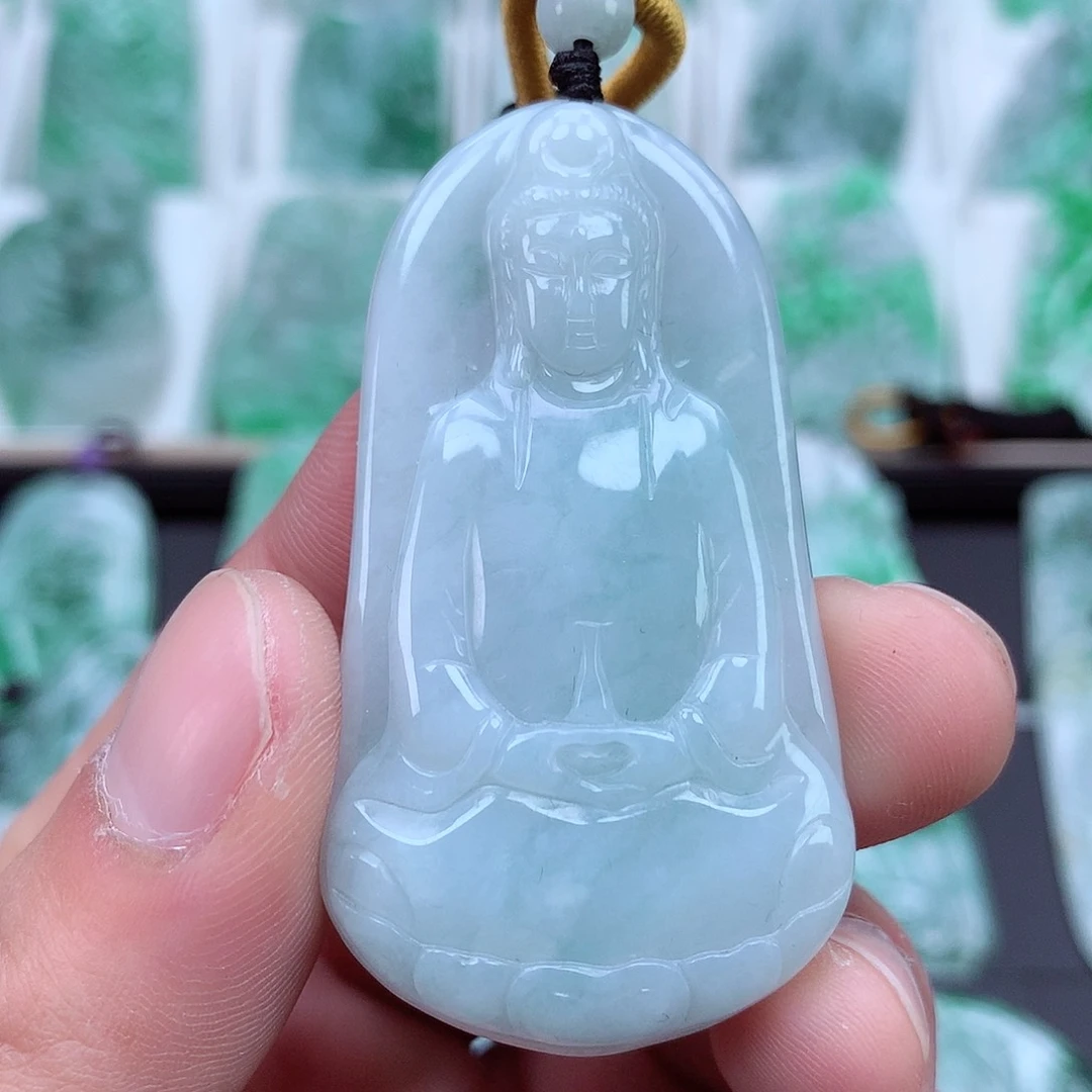 翡翠颈饰未镶嵌翡翠吊坠