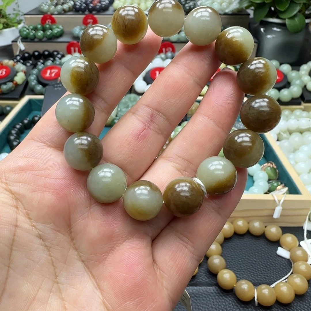 和田玉未镶嵌手链14