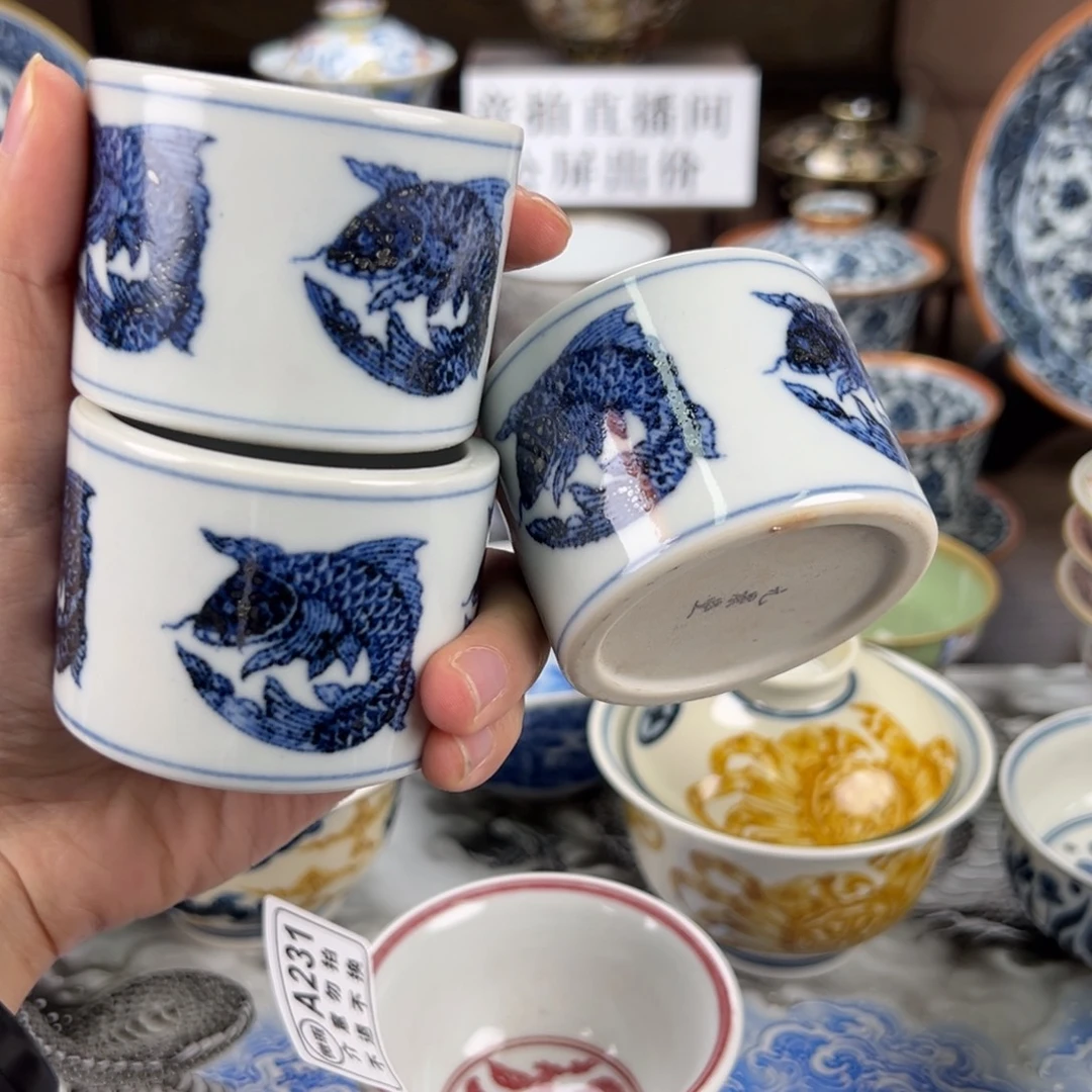 鬼***东景德镇手工手绘陶瓷