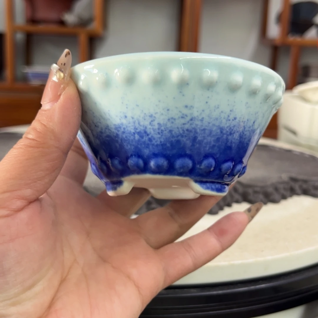 紫砂花盆瑕疵4.5-9.5。。。