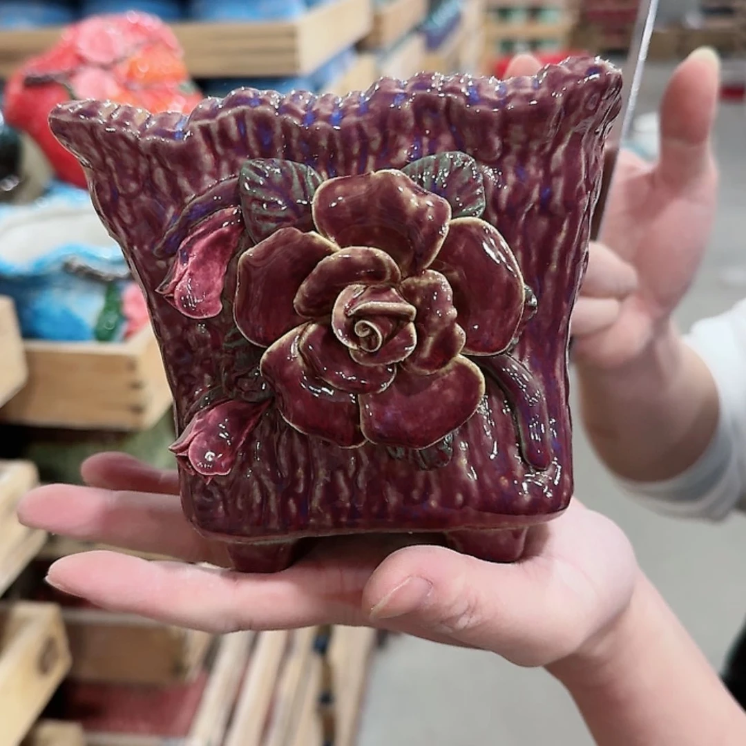 【闪购商品】陶瓷福利品，花盆凑单满10元发货！