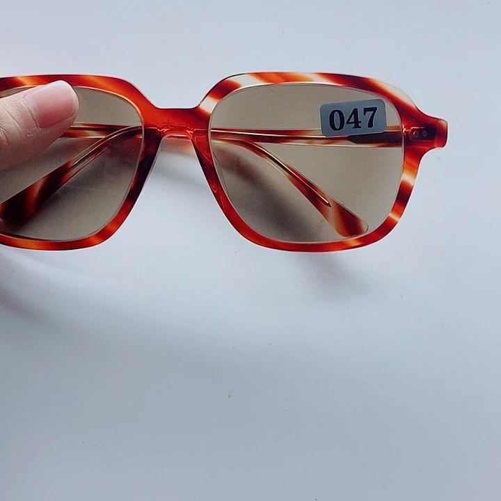 分体款天然水晶石头眼镜