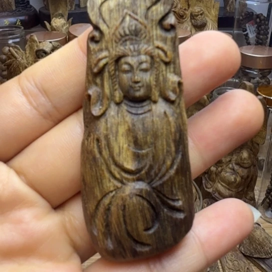 沉香碎屑沉香芽庄观音九分沉 13.6 克