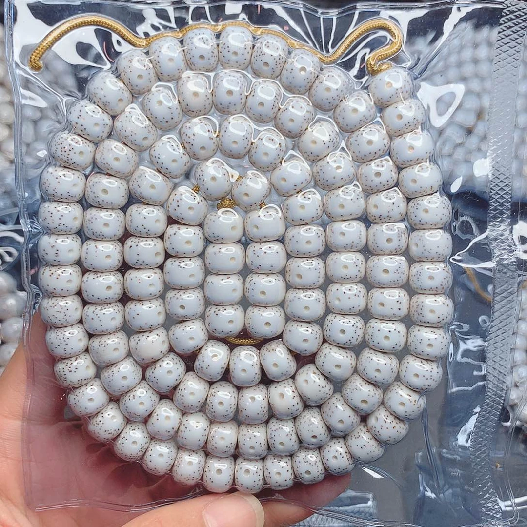 迷***雪星月菩提吊坠10/8星月菩提子