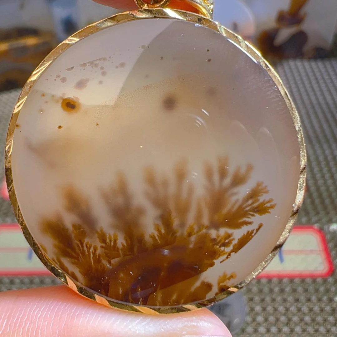 玛瑙/玉髓颈饰合金