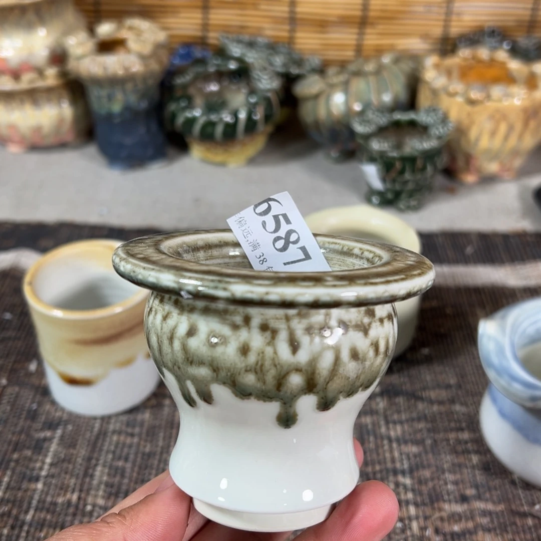 红陶景德镇手工花盆口5