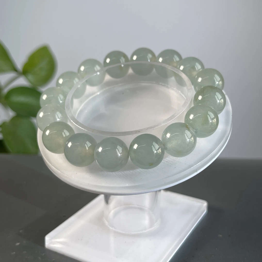 JXA28-159 天然缅甸A货翡翠 翡翠手串