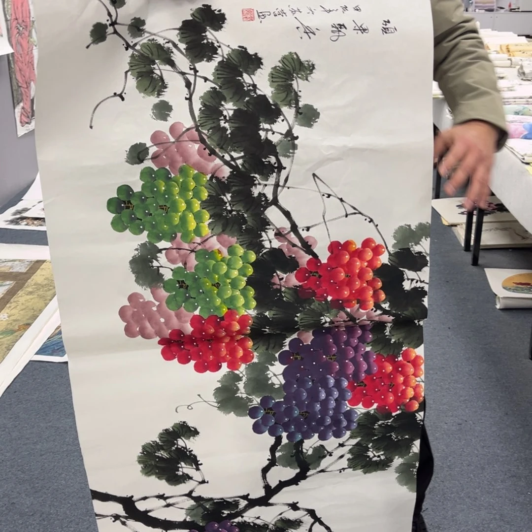 国画手绘画作品和绘画