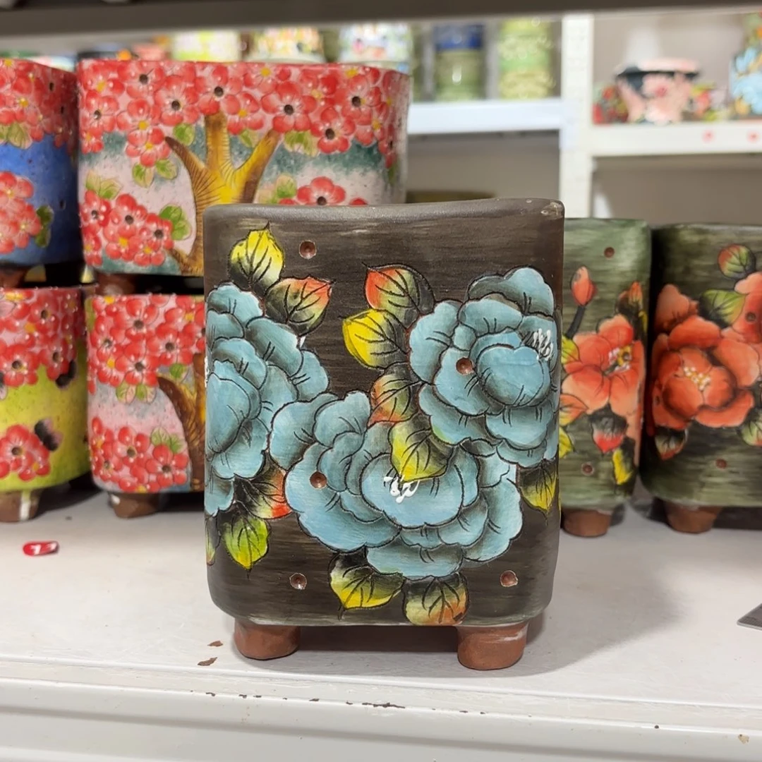 景德镇手绘花盆陶瓷10/15