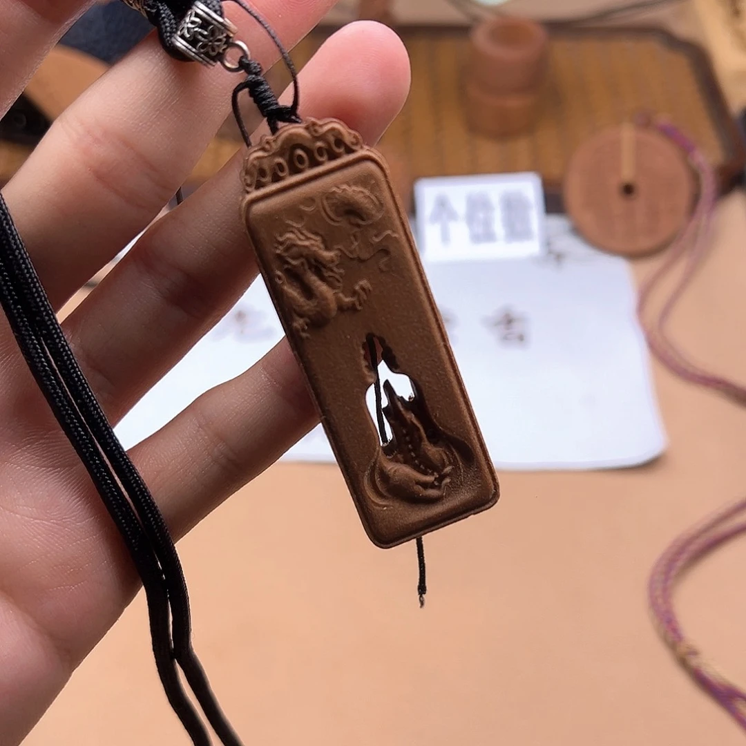 檀香木手串/手链镂空无道佛