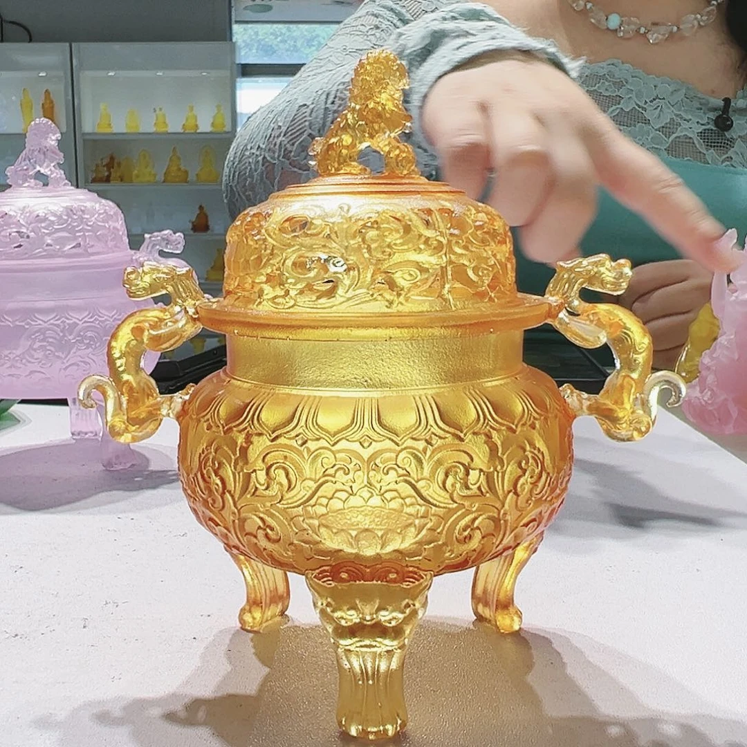 【闪购商品】手工艺品琉璃帝王香炉