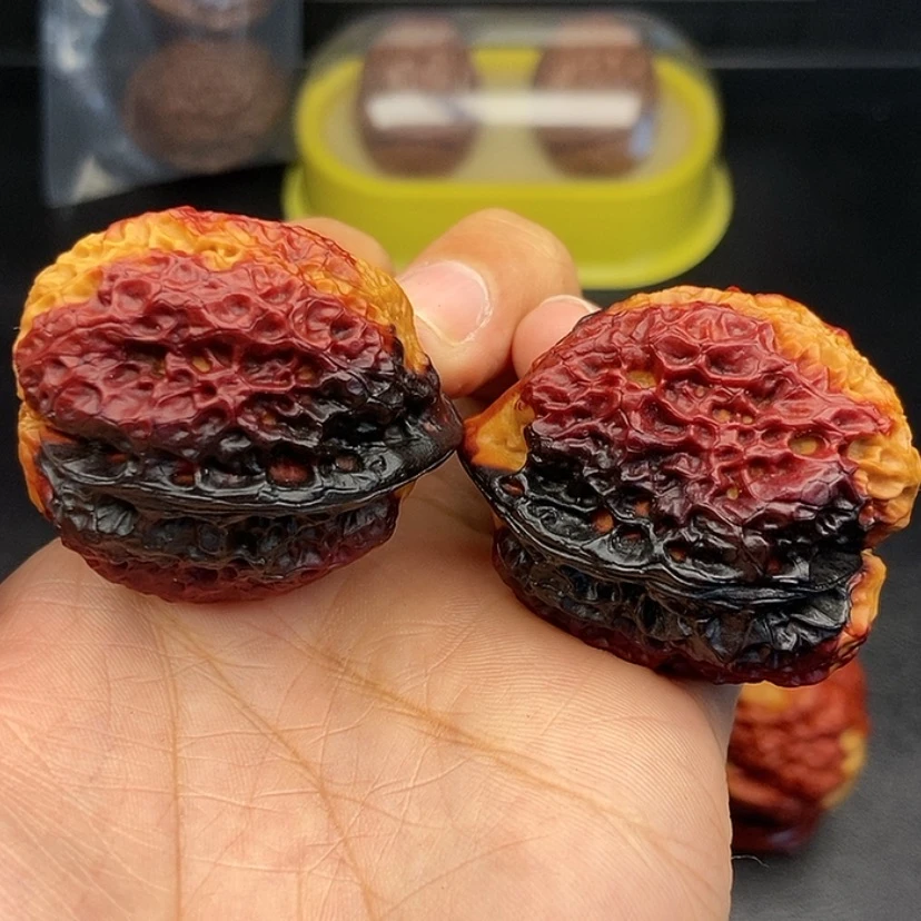 【闪购商品】把件文玩核桃39尺领头羊蟾