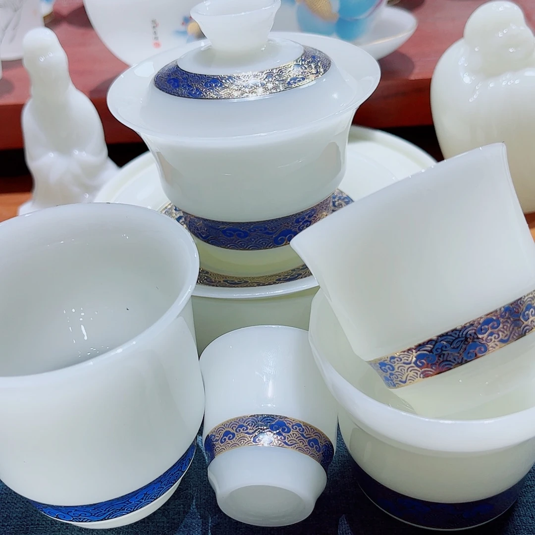 陶瓷璞玉140cc➕6杯套组礼盒
