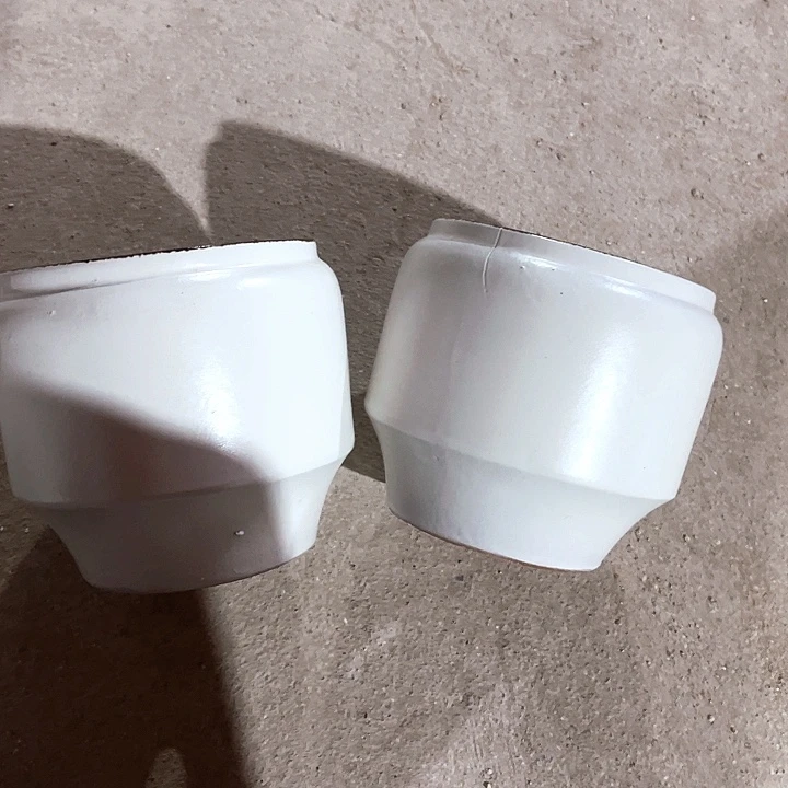紫砂花盆口径14高度15两只瑕疵