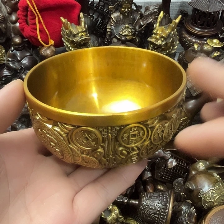 顺顺利利，铜器摆件