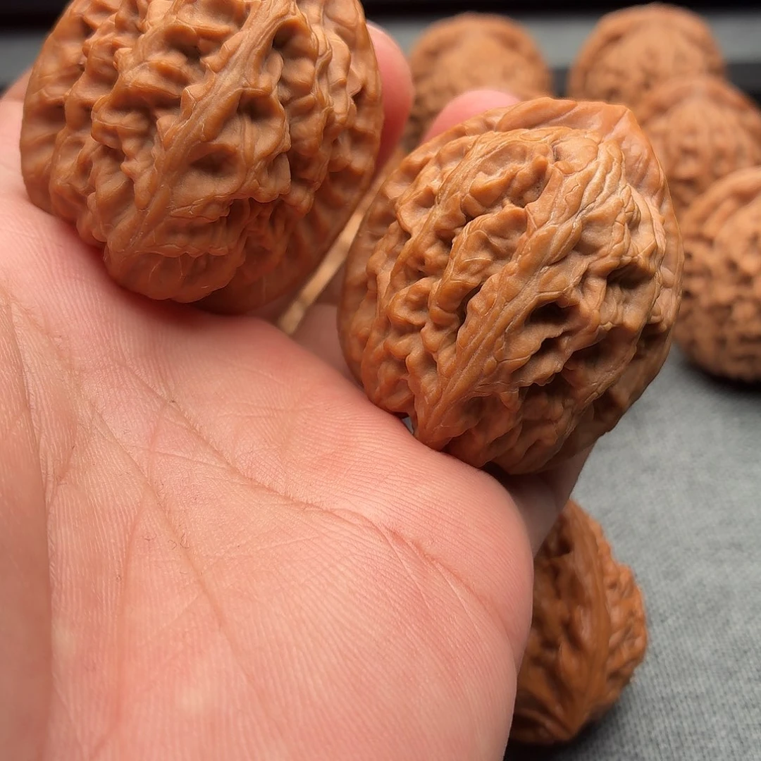 快***生吊坠文玩核桃红锦鲤45尺寸LY-012