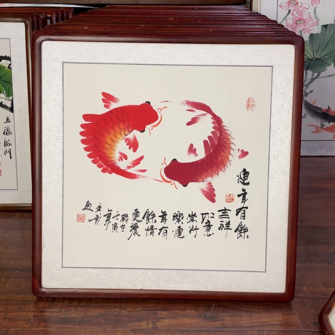 国画带框尺寸63*63厘米