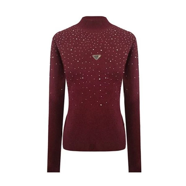 朵颐之秀|半高领修身时尚显瘦优雅针织长袖D-24884