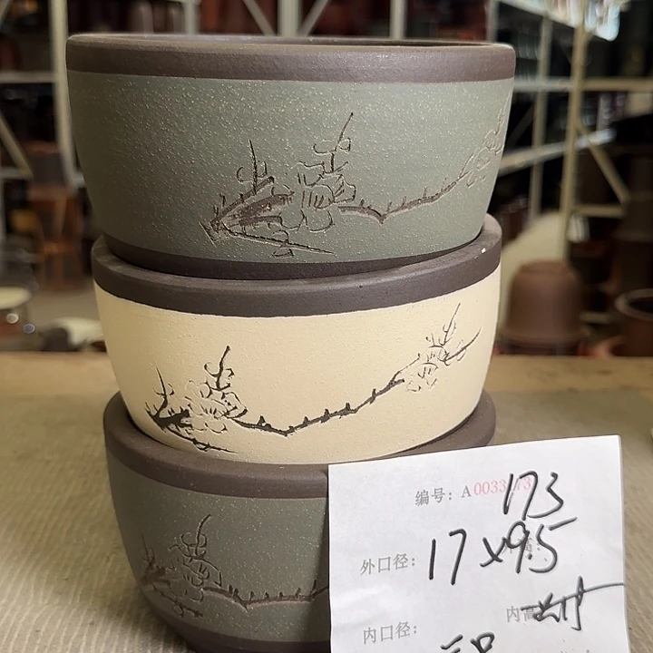 紫砂花盆紫砂花盆