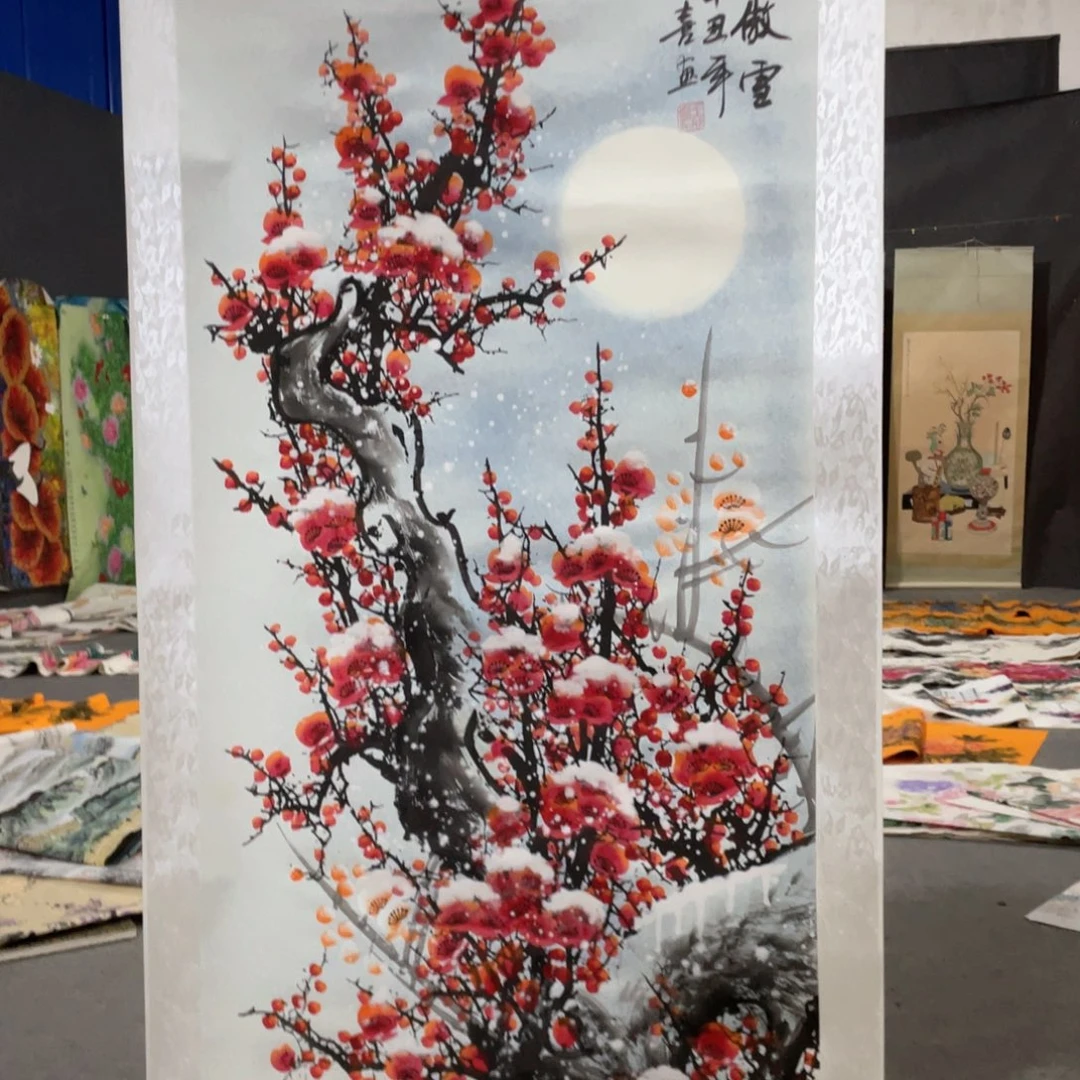 国画国画作品画心一张