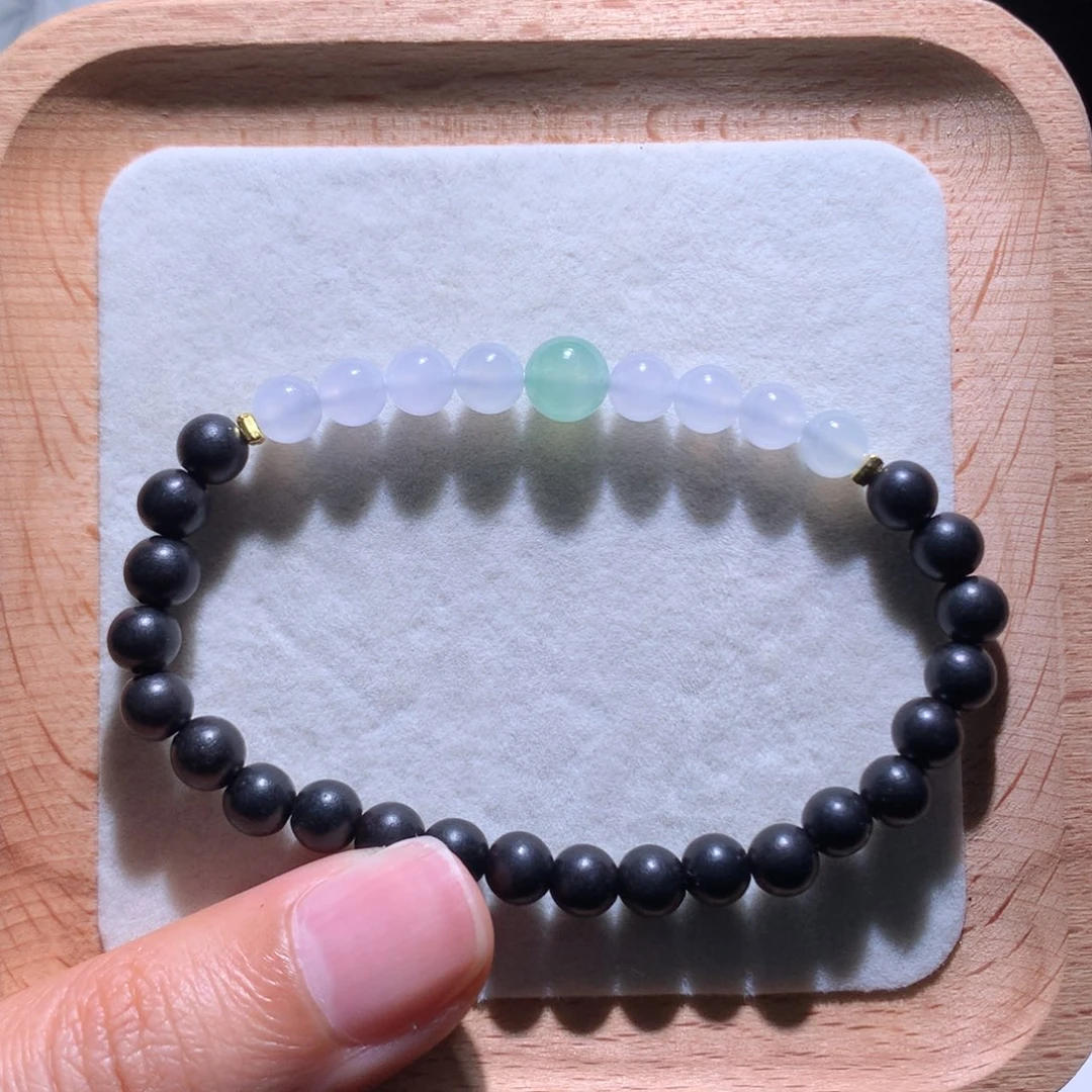 翡翠散珠特价清甜半串卡5.7-7.4