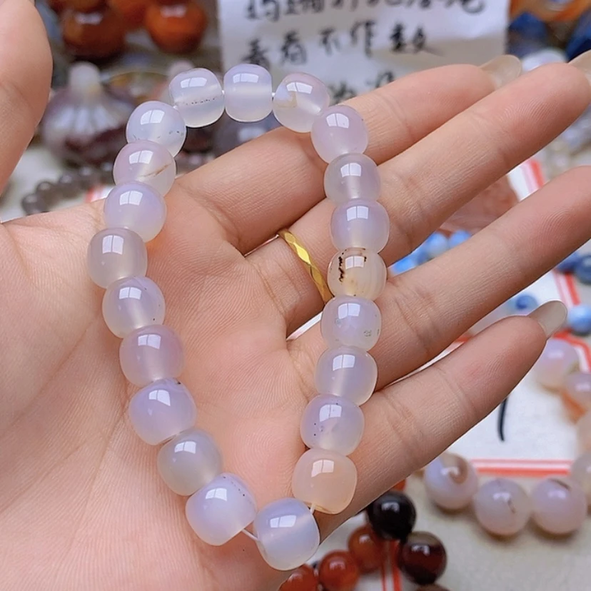 【闪购商品】未镶嵌玛瑙/玉髓珠宝半成品人**迈