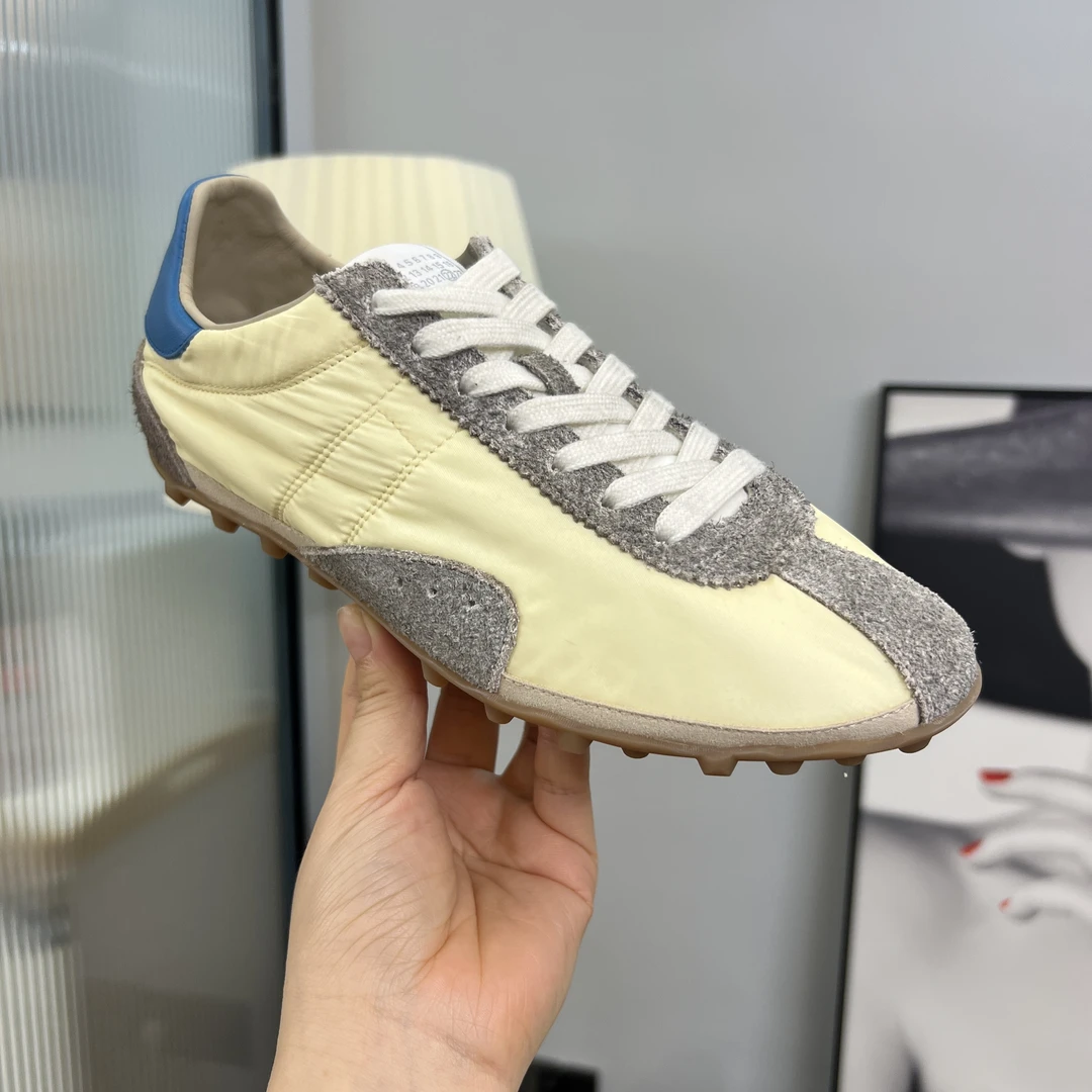 手工鞋-马吉家复古轻跑鞋  未来感经典T型薄底跑步运动德训鞋女