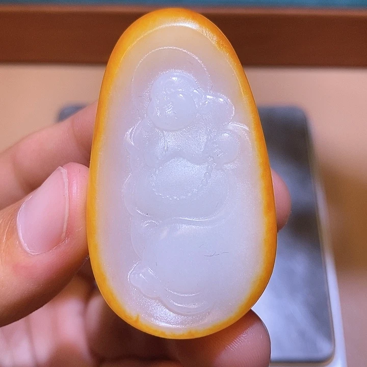 和田玉未镶嵌颈饰L8