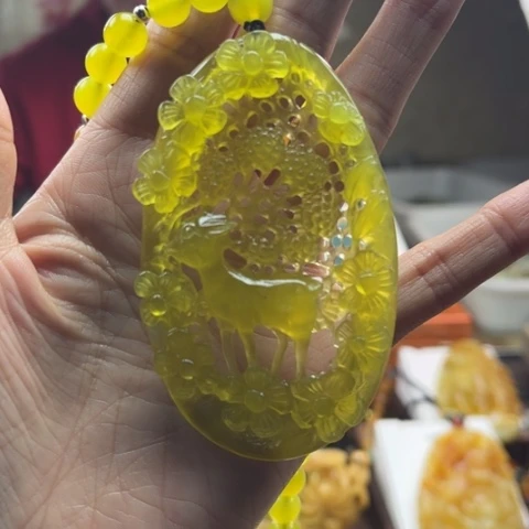 岫玉挂件未镶嵌挂件