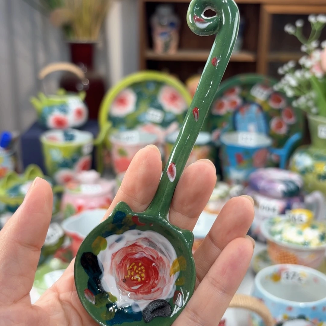 景德镇手绘高温釉下彩陶瓷茶具