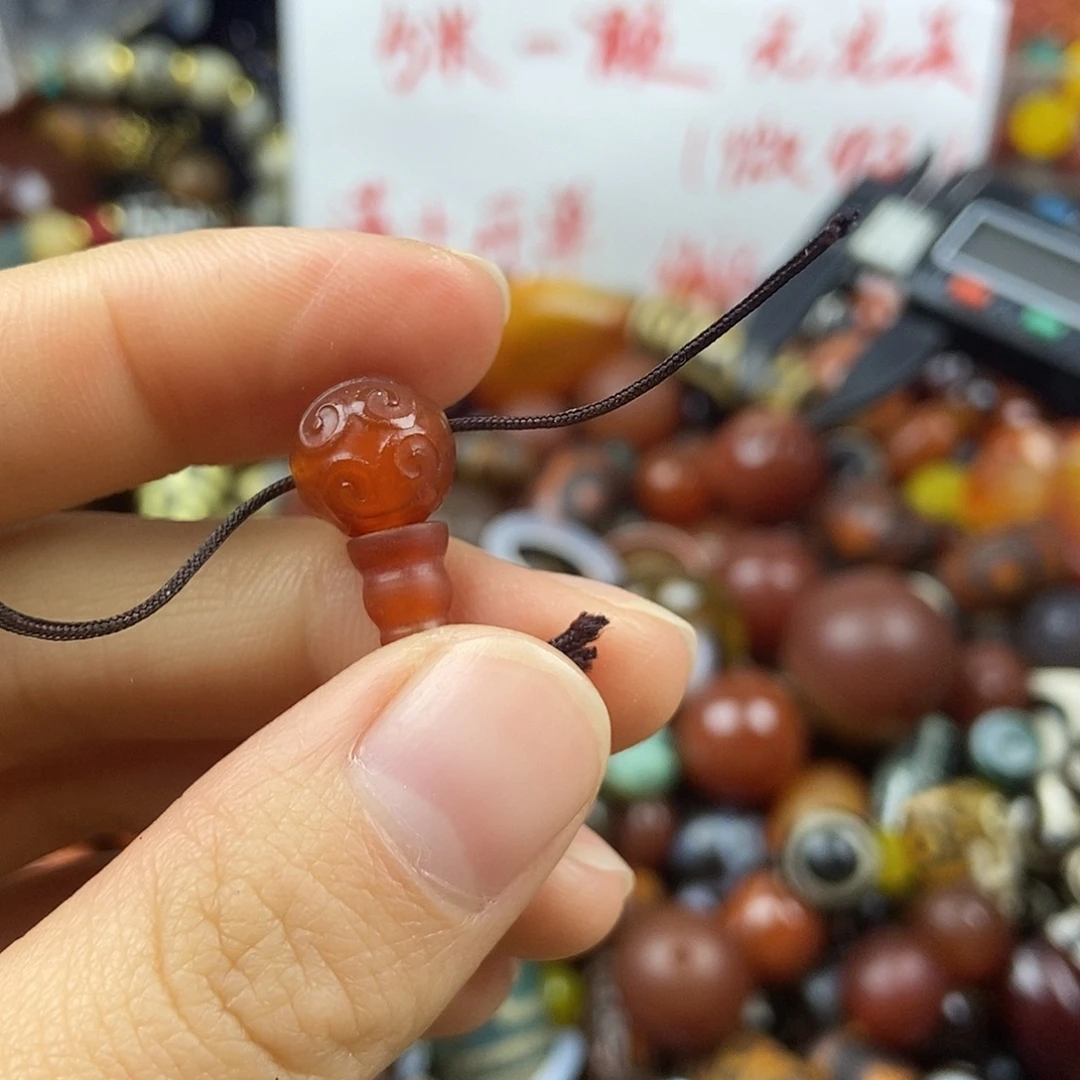 玛瑙/玉髓未镶嵌玛瑙珠珠DIY配饰