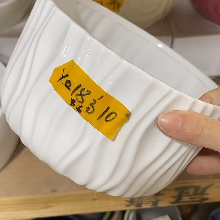 陶盆有孔 瑕疵针孔漏釉介意勿拍外高 10外口18