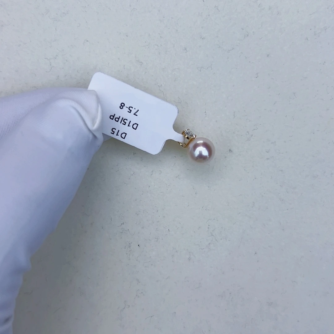 海水珍珠海水akoya设计款吊坠D15未镶嵌