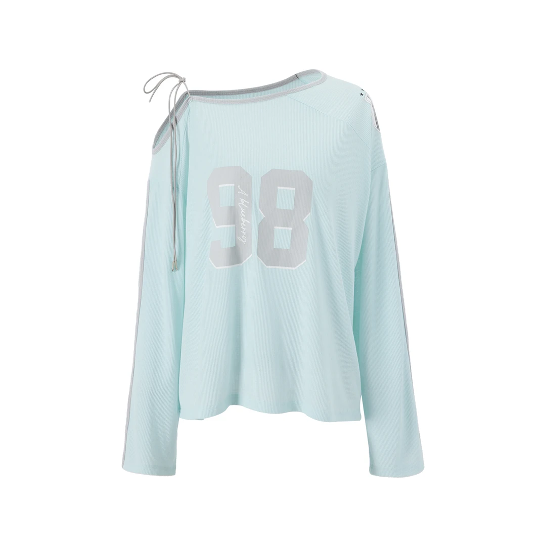 【基本祐利同款】ablueberry 露肩长袖宽松防晒罩衫上衣BY25212785