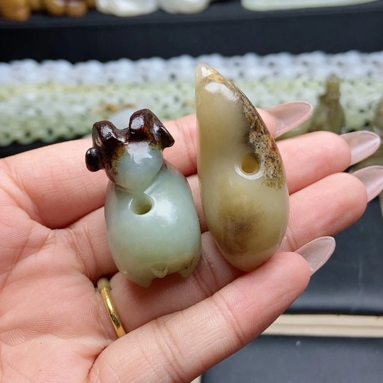 【闪购商品】和田玉颈饰未镶嵌鲲*7